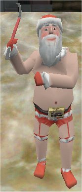 OMG a naked Santa?